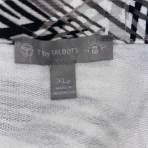 T Talbots Mockneck High Low Active Zip Up Jacket UPF 50+ XL P - Picture 7 of 8